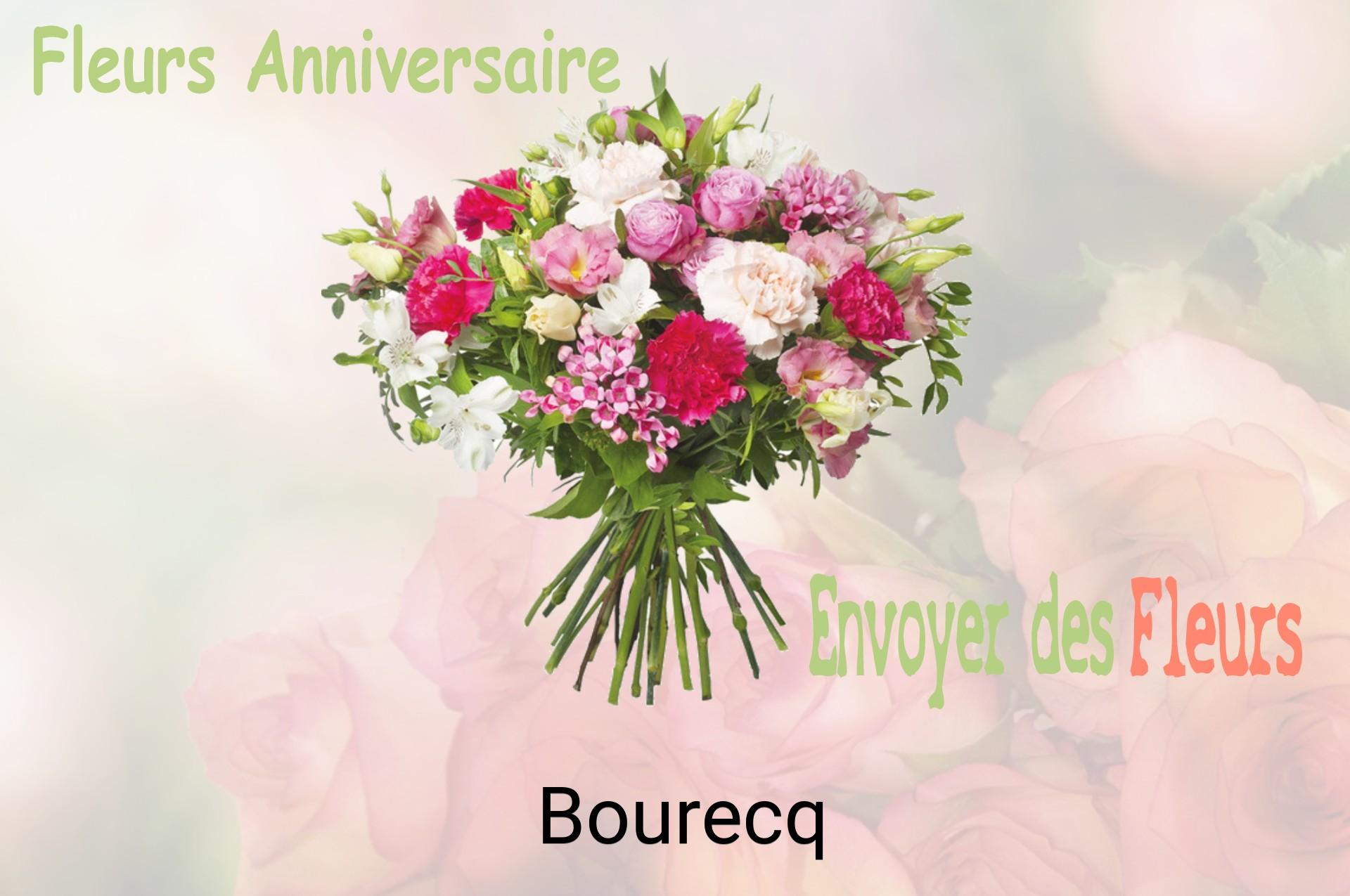 Bouquet de fleurs d’anniversaire livré à Bourecq
